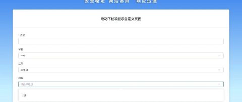 v4版通用查询填报系统，填报结果跳转方式及联动下拉使用说明